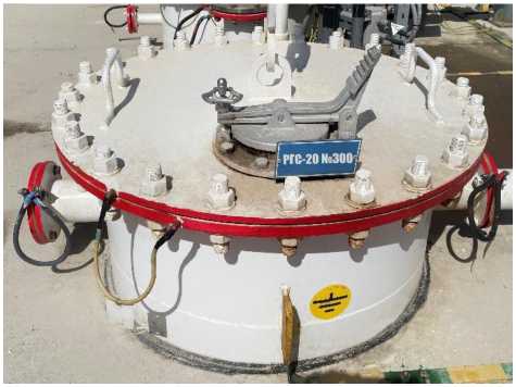 Внешний вид. Резервуар горизонтальный стальной цилиндрический, http://oei-analitika.ru рисунок № 2