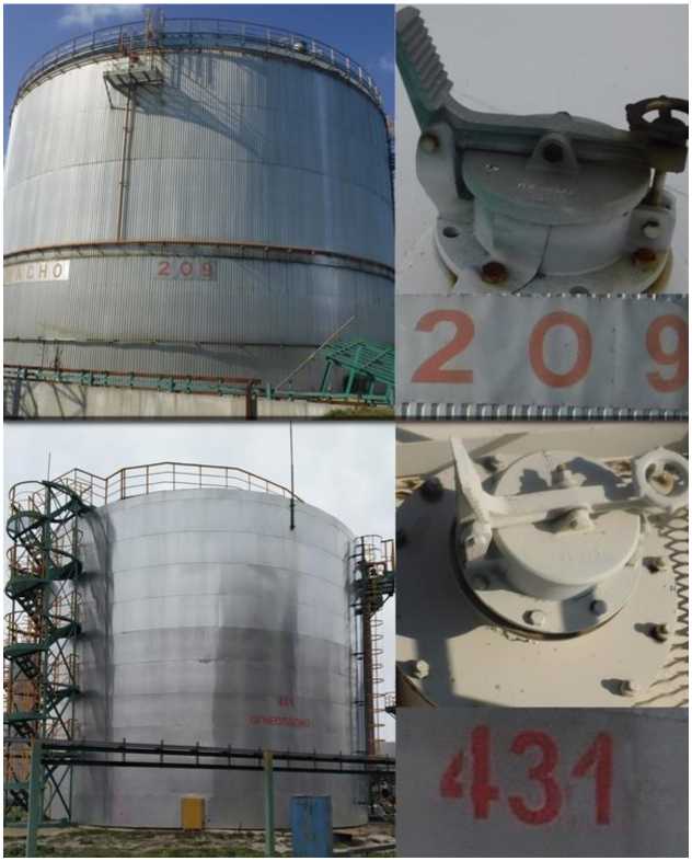 Внешний вид. Резервуары стальные вертикальные цилиндрические, http://oei-analitika.ru рисунок № 2