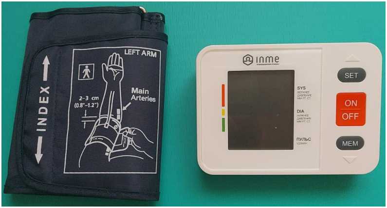 Внешний вид. Приборы для измерения артериального давления и частоты пульса цифровые с беспроводной передачей данных, http://oei-analitika.ru рисунок № 1