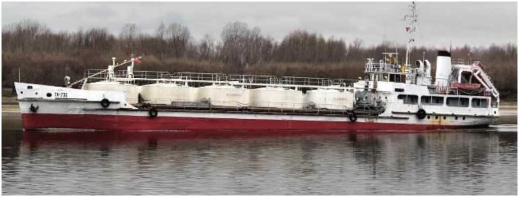 Внешний вид. Резервуары (танки) стальные вертикальные цилиндрические танкера ТН-736, http://oei-analitika.ru рисунок № 1