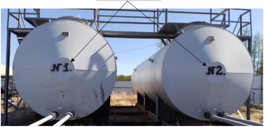 Внешний вид. Резервуары горизонтальные стальные цилиндрические, http://oei-analitika.ru рисунок № 1