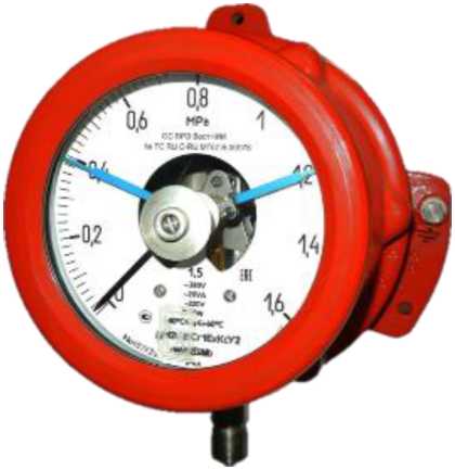 Внешний вид. Манометры, вакуумметры, мановакуумметры показывающие сигнализирующие Манотомь, http://oei-analitika.ru рисунок № 10