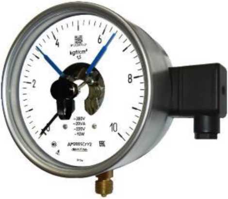 Внешний вид. Манометры, вакуумметры, мановакуумметры показывающие сигнализирующие Манотомь, http://oei-analitika.ru рисунок № 4