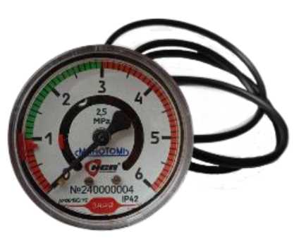 Внешний вид. Манометры, вакуумметры, мановакуумметры показывающие сигнализирующие Манотомь, http://oei-analitika.ru рисунок № 9
