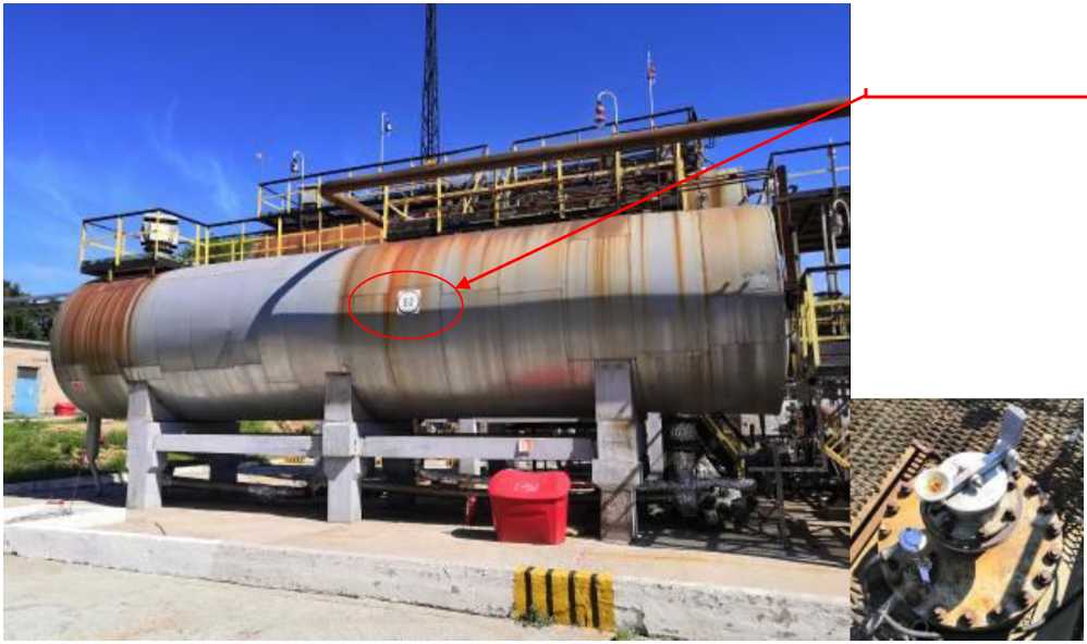 Внешний вид. Резервуары стальные горизонтальные цилиндрические, http://oei-analitika.ru рисунок № 2