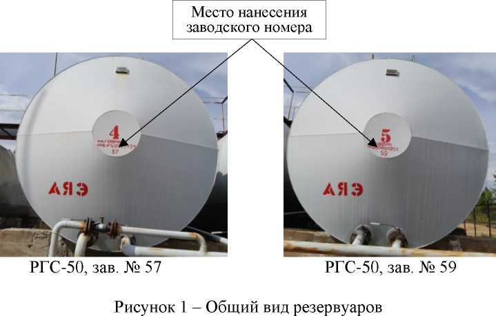 Внешний вид. Резервуары горизонтальные стальные цилиндрические, http://oei-analitika.ru рисунок № 2