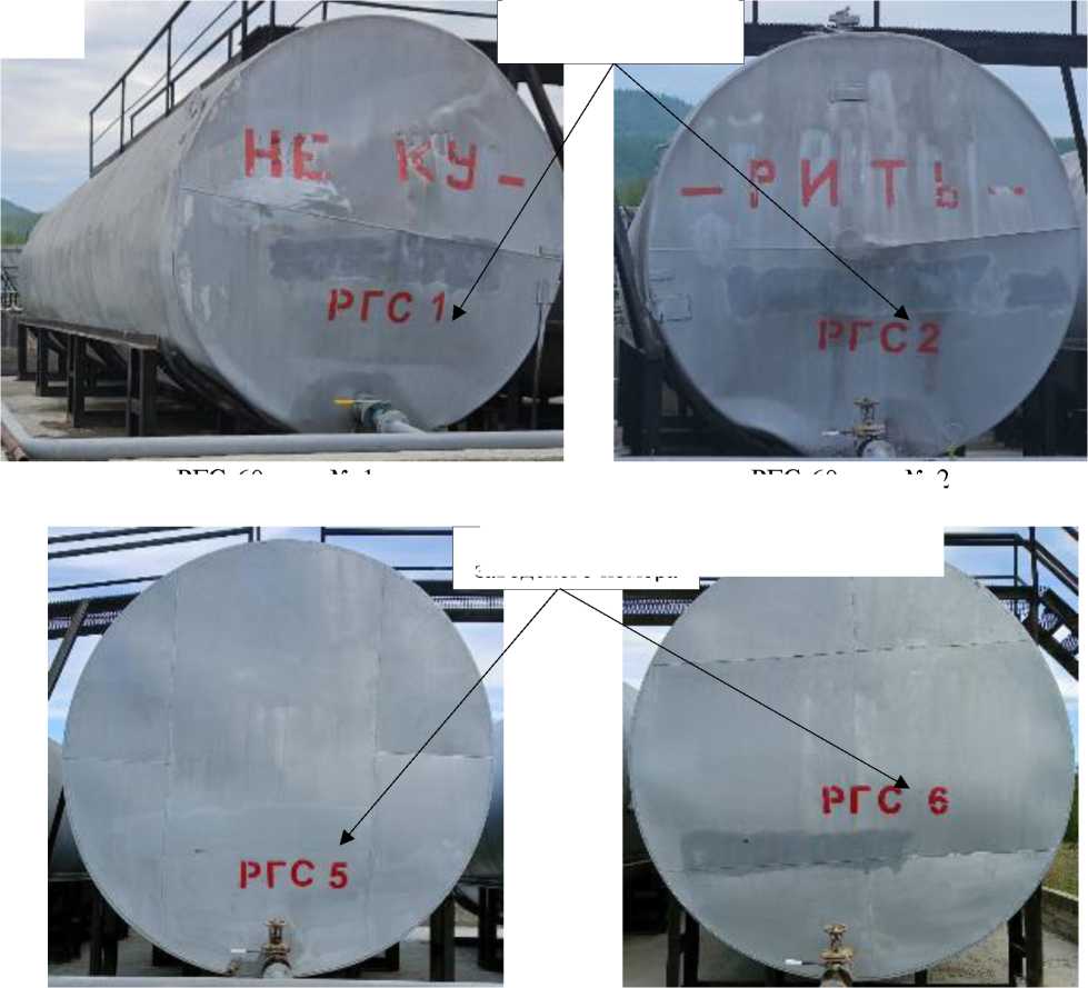 Внешний вид. Резервуары горизонтальные стальные цилиндрические, http://oei-analitika.ru рисунок № 1