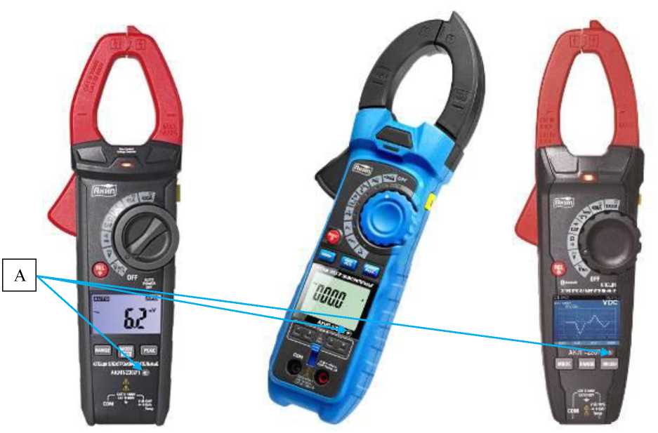 Внешний вид. Клещи электроизмерительные, http://oei-analitika.ru рисунок № 1