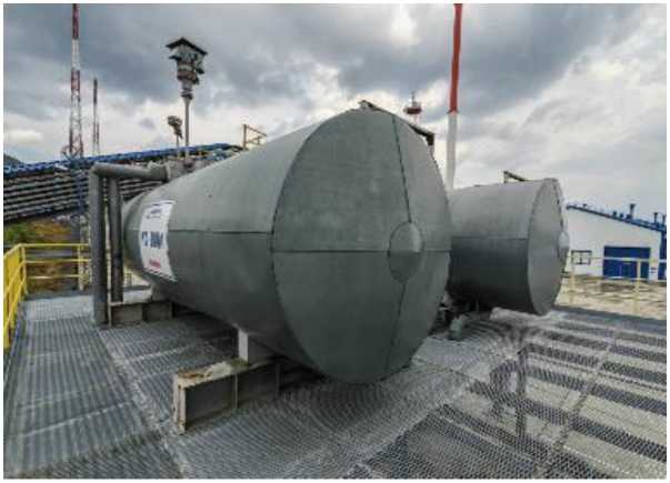 Внешний вид. Резервуары горизонтальные стальные цилиндрические, http://oei-analitika.ru рисунок № 1