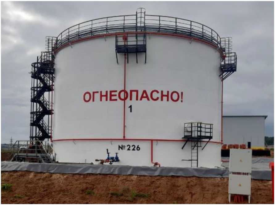 Внешний вид. Резервуары стальные вертикальные цилиндрические, http://oei-analitika.ru рисунок № 1