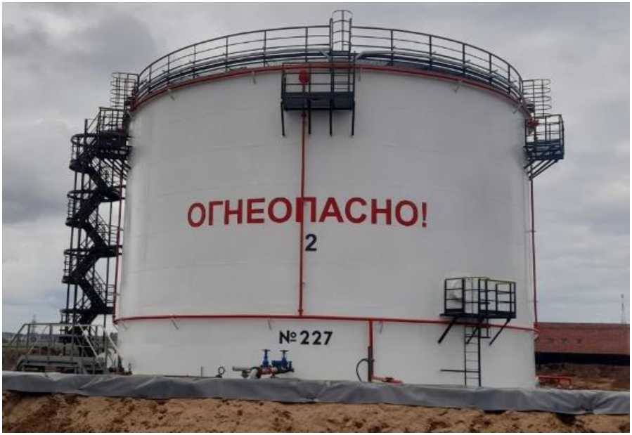 Внешний вид. Резервуары стальные вертикальные цилиндрические, http://oei-analitika.ru рисунок № 2