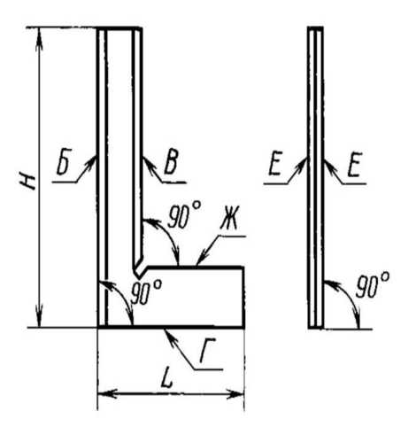 Внешний вид. Угольники поверочные 90° ЧИЗ, http://oei-analitika.ru рисунок № 4
