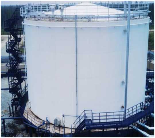 Внешний вид. Резервуары стальные вертикальные цилиндрические теплоизолированные, http://oei-analitika.ru рисунок № 3