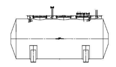 Внешний вид. Резервуары горизонтальные стальные цилиндрические, http://oei-analitika.ru рисунок № 3