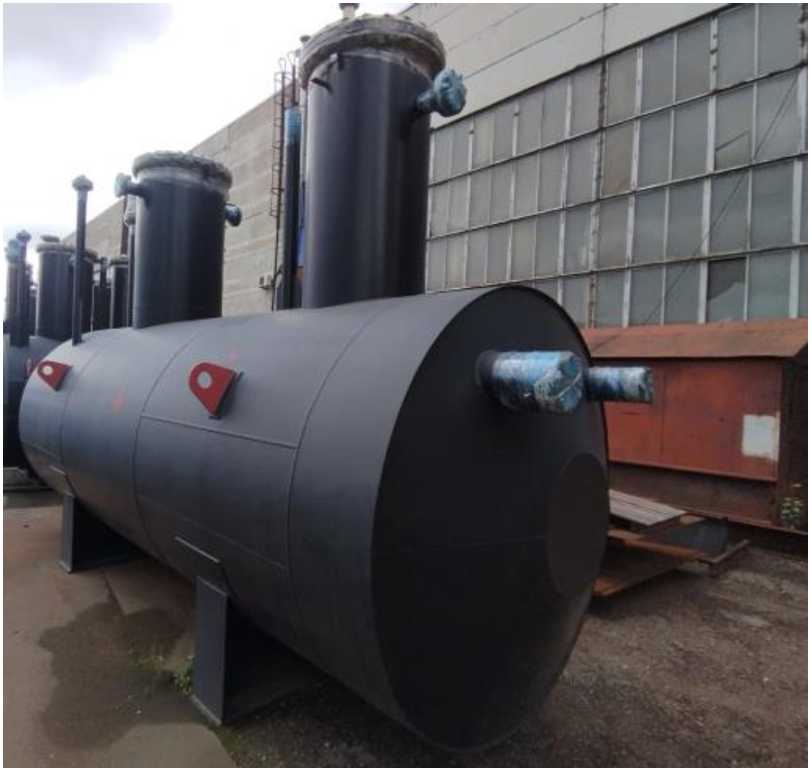 Внешний вид. Резервуар стальной горизонтальный цилиндрический, http://oei-analitika.ru рисунок № 2