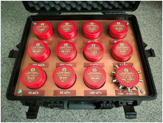 Внешний вид. Набор эталонных мер индуктивности и добротности, http://oei-analitika.ru рисунок № 1