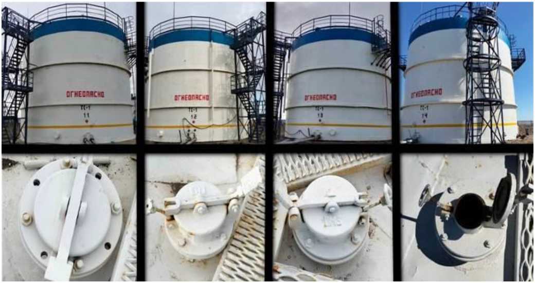 Внешний вид. Резервуары стальные вертикальные цилиндрические, http://oei-analitika.ru рисунок № 1