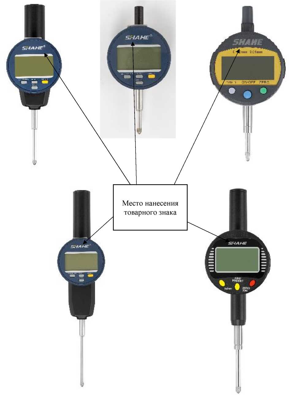 Внешний вид. Индикаторы часового типа SHAHE, http://oei-analitika.ru рисунок № 2