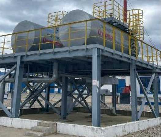 Внешний вид. Резервуары горизонтальные стальные цилиндрические, http://oei-analitika.ru рисунок № 1