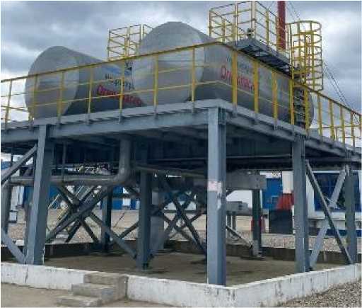 Внешний вид. Резервуары горизонтальные стальные цилиндрические, http://oei-analitika.ru рисунок № 1