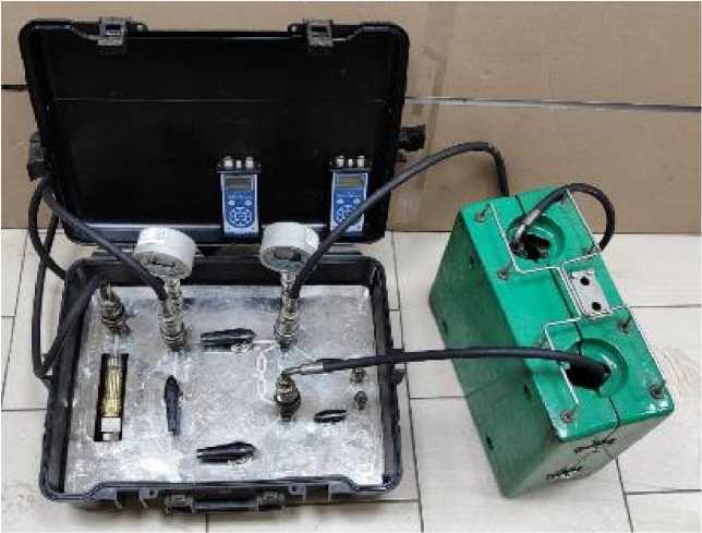 Внешний вид. Установка поверочная пикнометрическая, http://oei-analitika.ru рисунок № 1