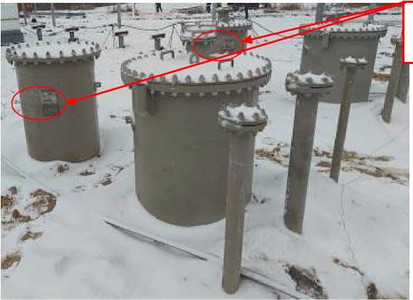 Внешний вид. Резервуары стальные горизонтальные цилиндрические, http://oei-analitika.ru рисунок № 2