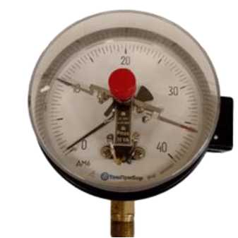 Внешний вид. Манометры, вакуумметры и мановакуумметры, напоромеры, тягомеры и тягонапоромеры показывающие деформационные, http://oei-analitika.ru рисунок № 3