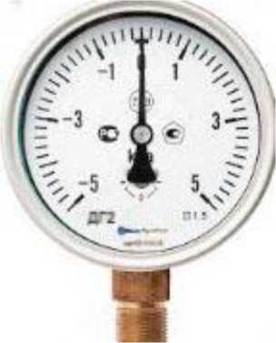 Внешний вид. Манометры, вакуумметры и мановакуумметры, напоромеры, тягомеры и тягонапоромеры показывающие деформационные, http://oei-analitika.ru рисунок № 8