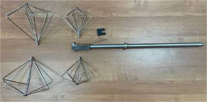 Внешний вид. Антенны измерительные с коническими элементами BBUK 9139, BBVU 9135, http://oei-analitika.ru рисунок № 1