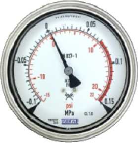 Внешний вид. Мановакуумметры показывающие, http://oei-analitika.ru рисунок № 1