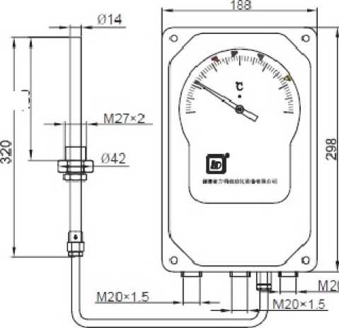 Внешний вид. Измерители-сигнализаторы температуры масла и обмотки трансформаторов, http://oei-analitika.ru рисунок № 2