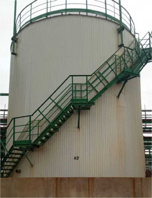 Внешний вид. Резервуары стальные вертикальные цилиндрические теплоизолированные, http://oei-analitika.ru рисунок № 2