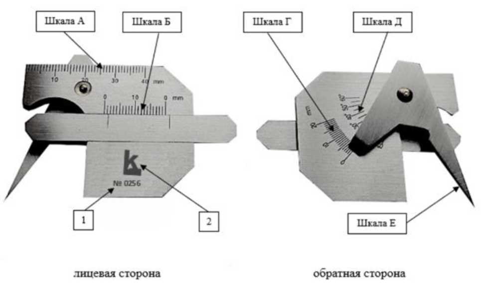 Внешний вид. Шаблоны сварщика универсальные Калиброн, http://oei-analitika.ru рисунок № 1