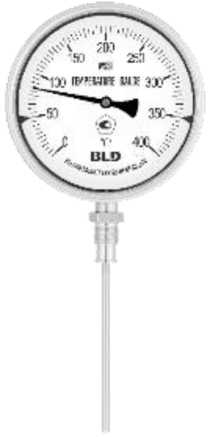 Внешний вид. Термометры биметаллические (WSSF), http://oei-analitika.ru 