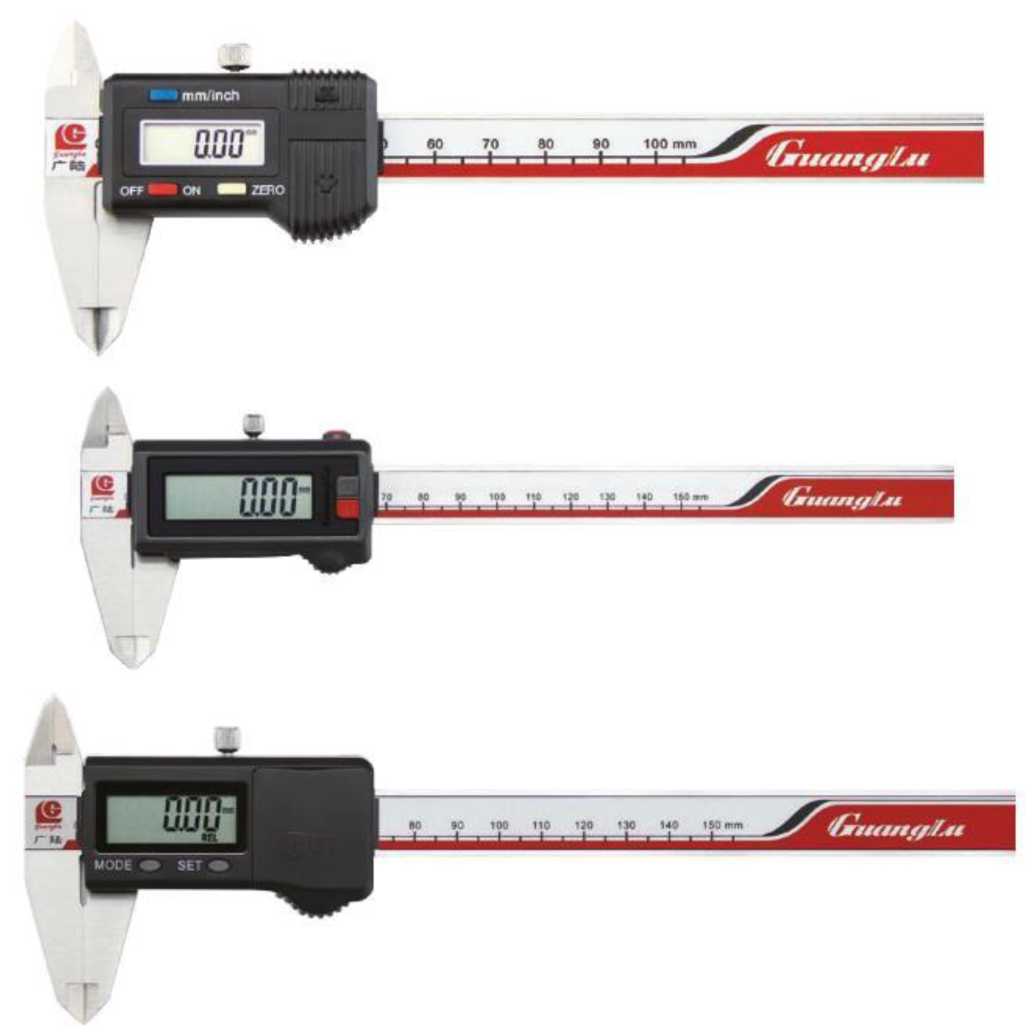 Внешний вид. Штангенциркули GuangLu (), http://oei-analitika.ru 