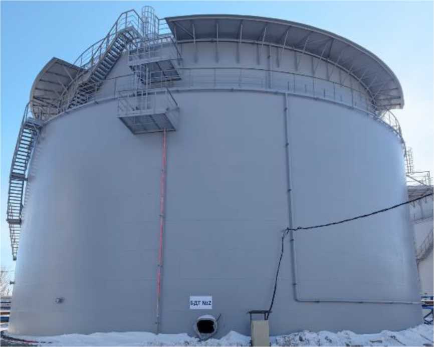 Внешний вид. Резервуары вертикальные стальные цилиндрические с защитной стенкой, http://oei-analitika.ru рисунок № 2