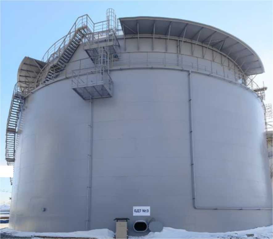 Внешний вид. Резервуары вертикальные стальные цилиндрические с защитной стенкой, http://oei-analitika.ru рисунок № 3