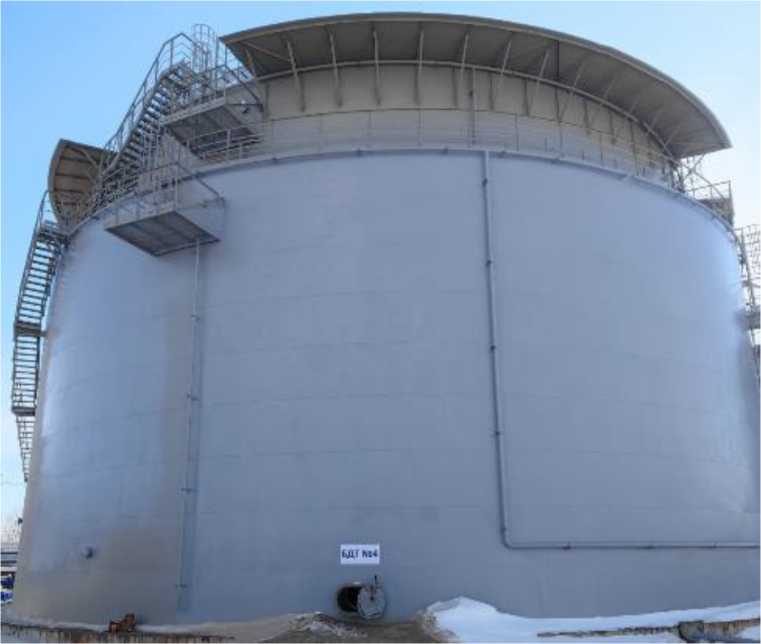 Внешний вид. Резервуары вертикальные стальные цилиндрические с защитной стенкой, http://oei-analitika.ru рисунок № 4