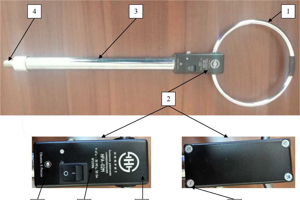 Внешний вид. Антенны рамочные измерительные, http://oei-analitika.ru рисунок № 1