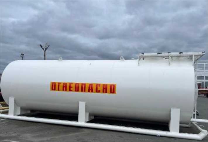 Внешний вид. Резервуары стальные горизонтальные цилиндрические, http://oei-analitika.ru рисунок № 4