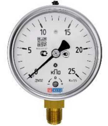 Внешний вид. Напоромеры, тягомеры, тягонапоромеры показывающие деформационные, http://oei-analitika.ru рисунок № 1