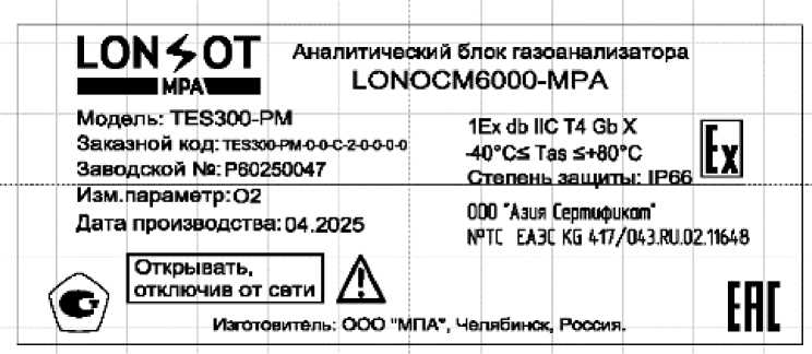 Внешний вид. Газоанализаторы (LONHOT-MPA), http://oei-analitika.ru 