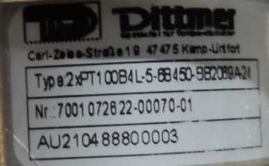 Внешний вид. Термопреобразователи сопротивления платиновые, http://oei-analitika.ru рисунок № 2