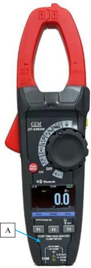 Внешний вид. Клещи электроизмерительные, http://oei-analitika.ru рисунок № 6