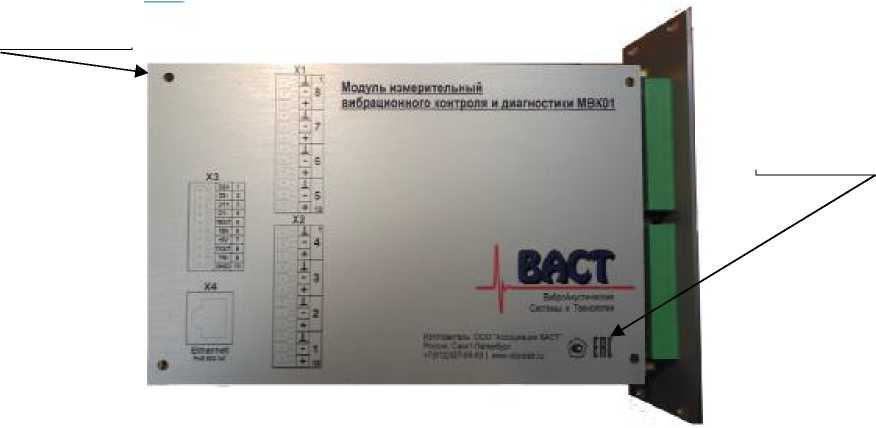 Внешний вид. Модули измерительные вибрационного контроля и диагностики, http://oei-analitika.ru рисунок № 3