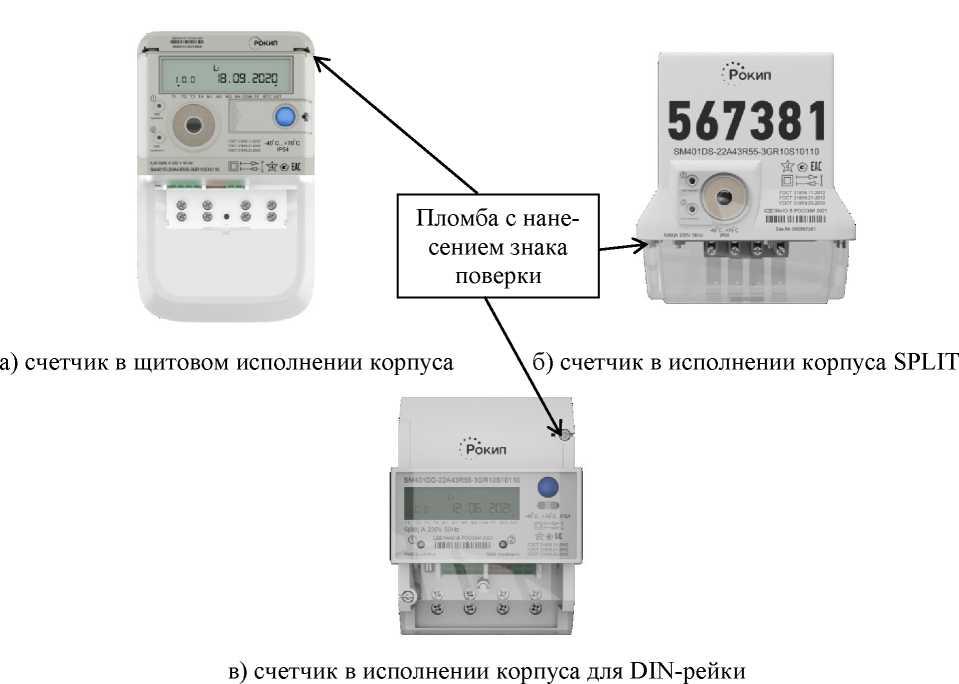 Внешний вид. Счетчики электрической энергии однофазные, http://oei-analitika.ru рисунок № 1