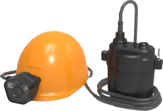 Внешний вид. Сигнализаторы метана совмещенные со светильником шахтным головным, http://oei-analitika.ru рисунок № 1