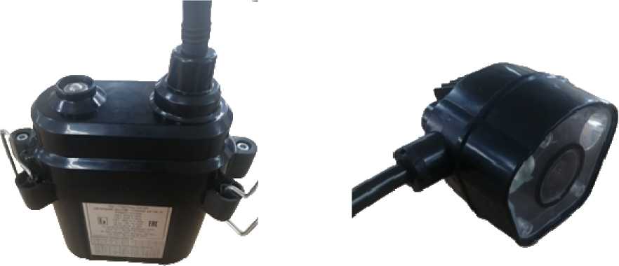 Внешний вид. Сигнализаторы метана совмещенные со светильником шахтным головным, http://oei-analitika.ru рисунок № 2