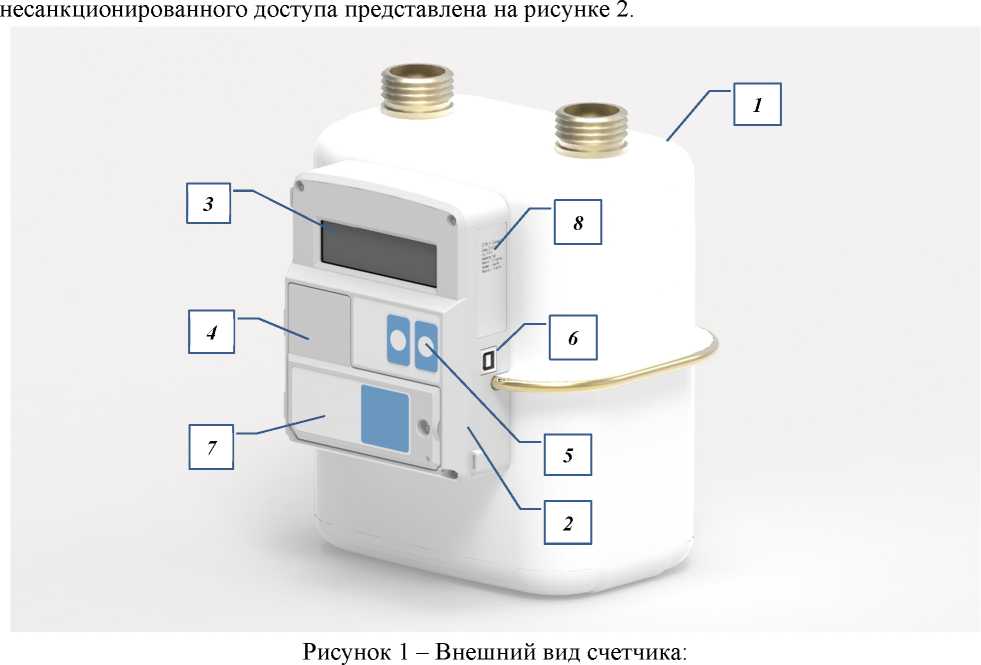 Внешний вид. Счетчики газа камерные, http://oei-analitika.ru рисунок № 1