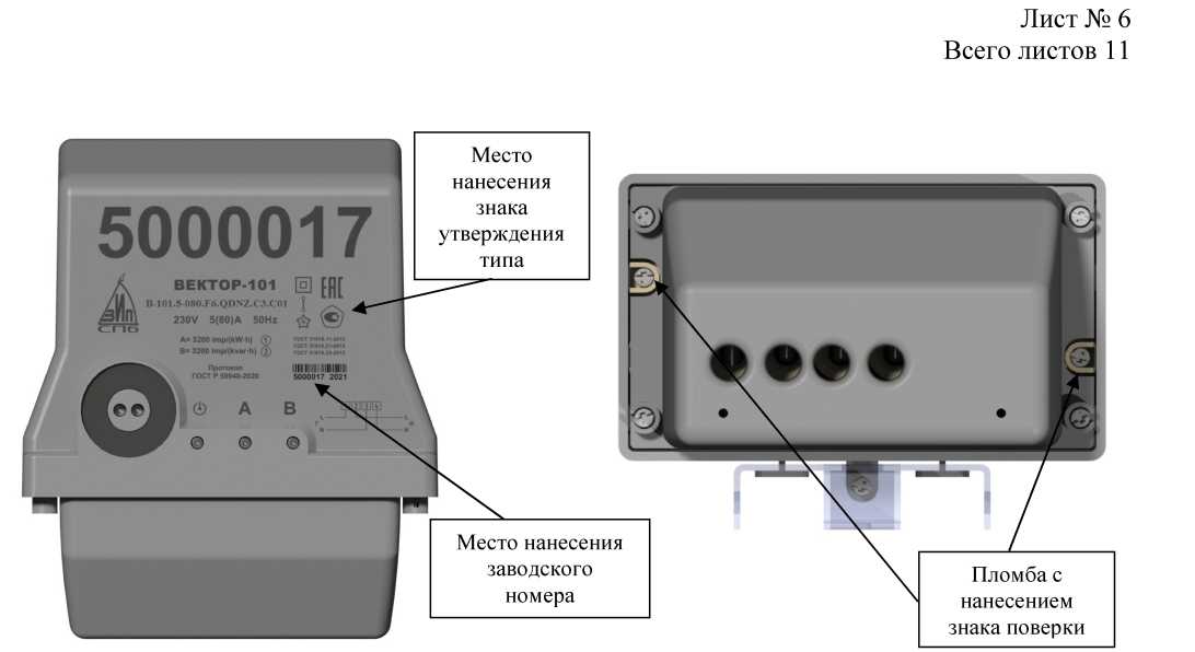 Внешний вид. Счетчики электрической энергии статические однофазные, http://oei-analitika.ru рисунок № 1